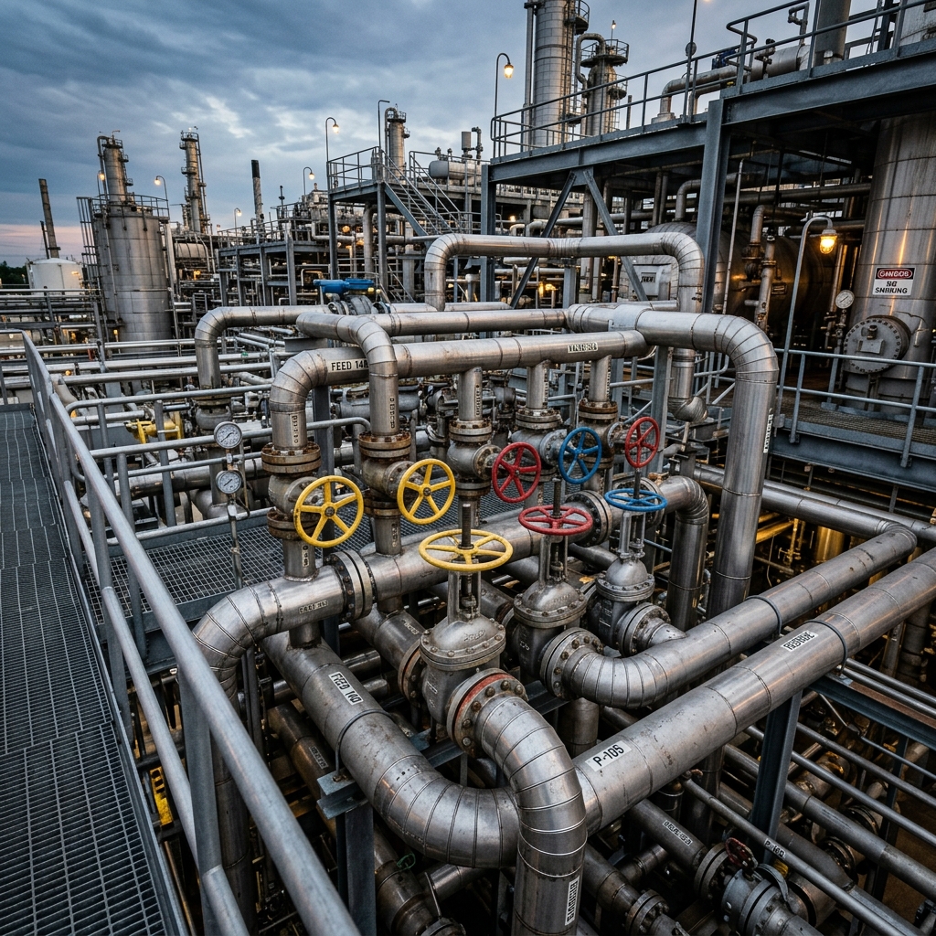 Chemical Piping Arrays